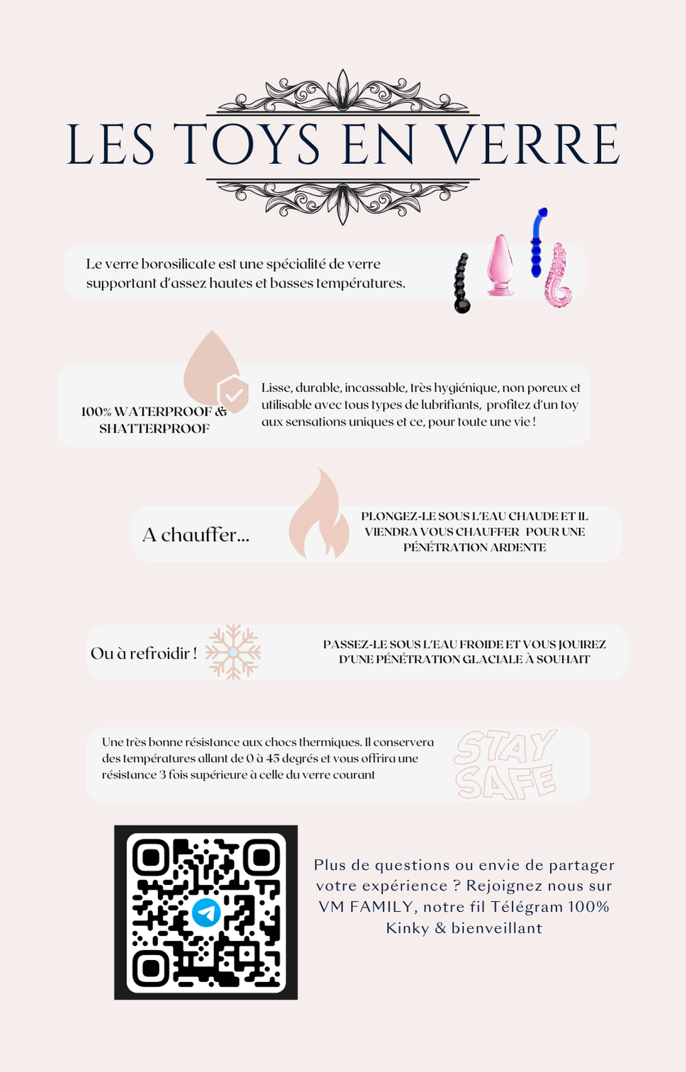 nos sextoys en verre chez Vous Monsieur