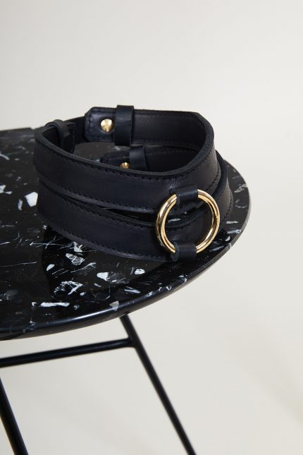 Collier ALTERA O-ring cuir x Maison Dressage