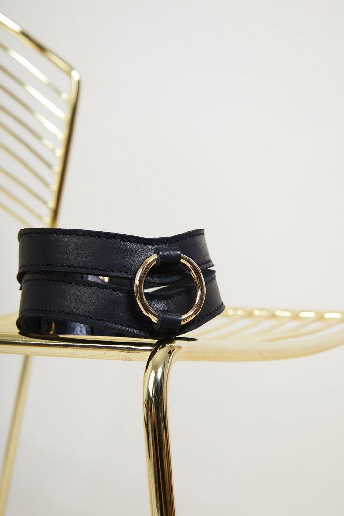 Collier ALTERA O-ring cuir x Maison Dressage – Image 8