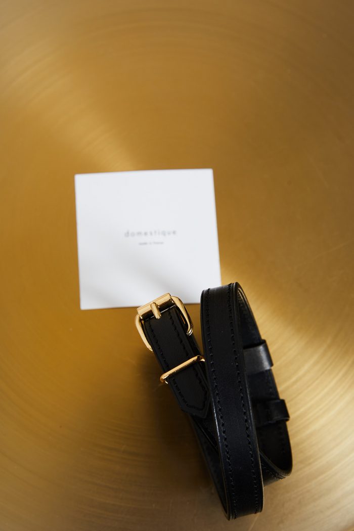 CHOKER BRACELET cuir noir & Passerby x Domestique 🇫🇷 – Image 11
