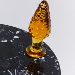 Plug Anal en verre LE JAUNE