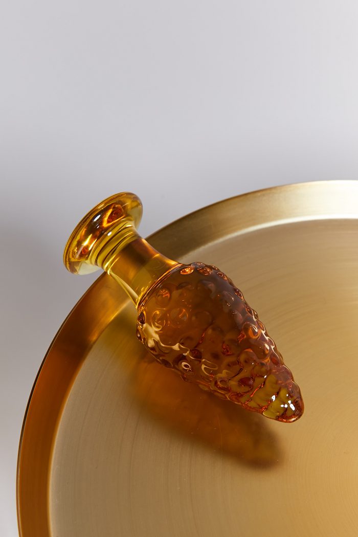 Plug Anal en verre LE JAUNE – Image 3