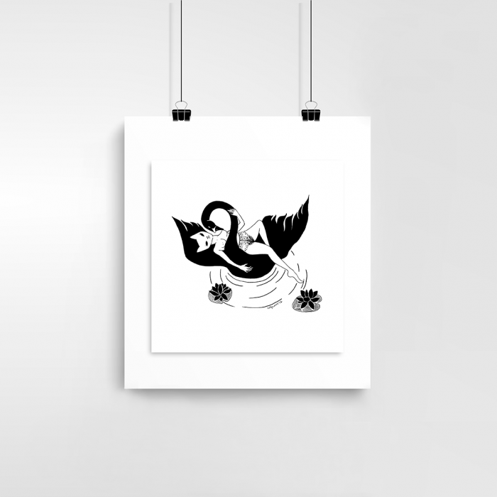 Illustration SWAN LADY x Catpurrrs 🇫🇷 – Image 1