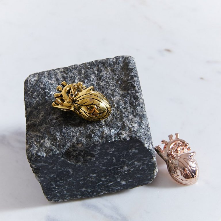 Broche LE COEUR -anatomique- BIEN ACCROCHÉ – Image 1