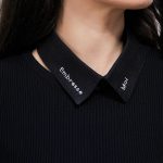 Col Claudine brodé EMBRASSE-MOI 🇫🇷