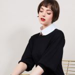 Col Claudine brodé RENDEZ-VOUS À 15h00 AVEC MONSIEUR 🇫🇷