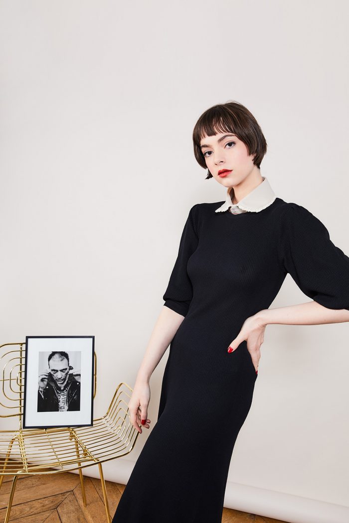 Col Claudine brodé A 20h00 TU SERAS MA TABLE 🇫🇷 – Image 1
