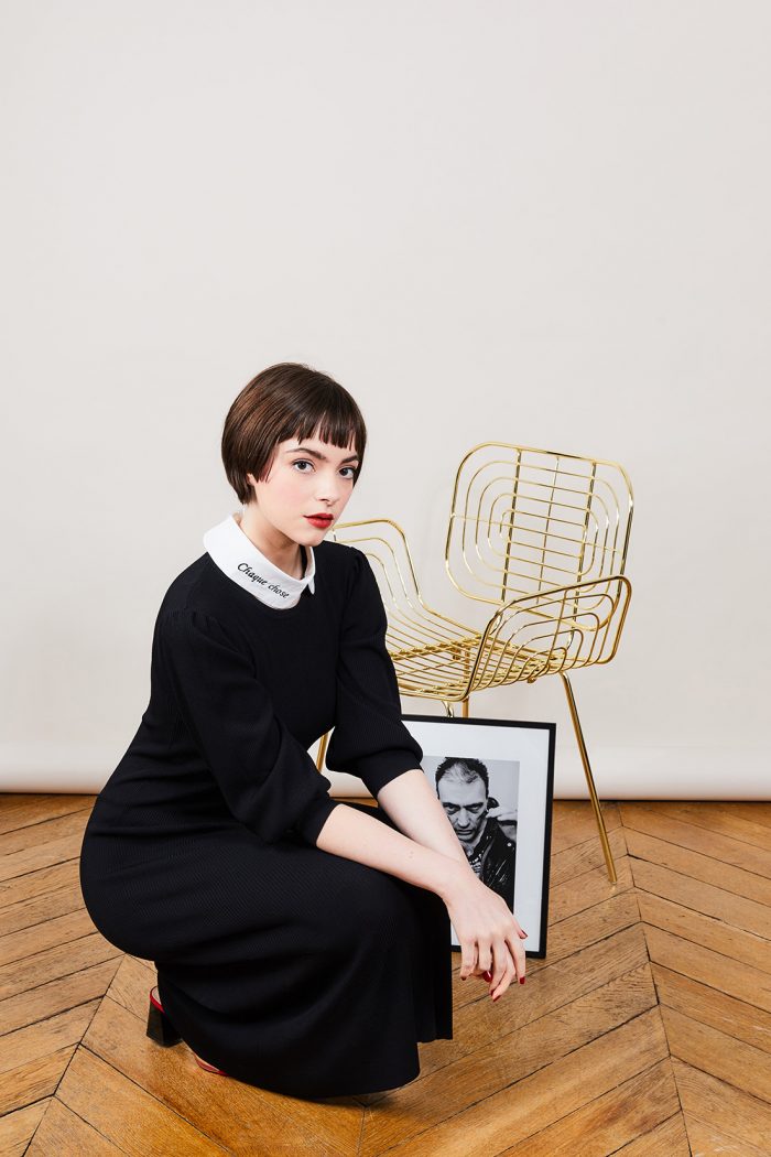 Col Claudine brodé CHAQUE CHOSE À SA PLACE 🇫🇷 – Image 1