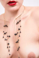 Collier DES PERLES DE PLUIE Gold – Image 2