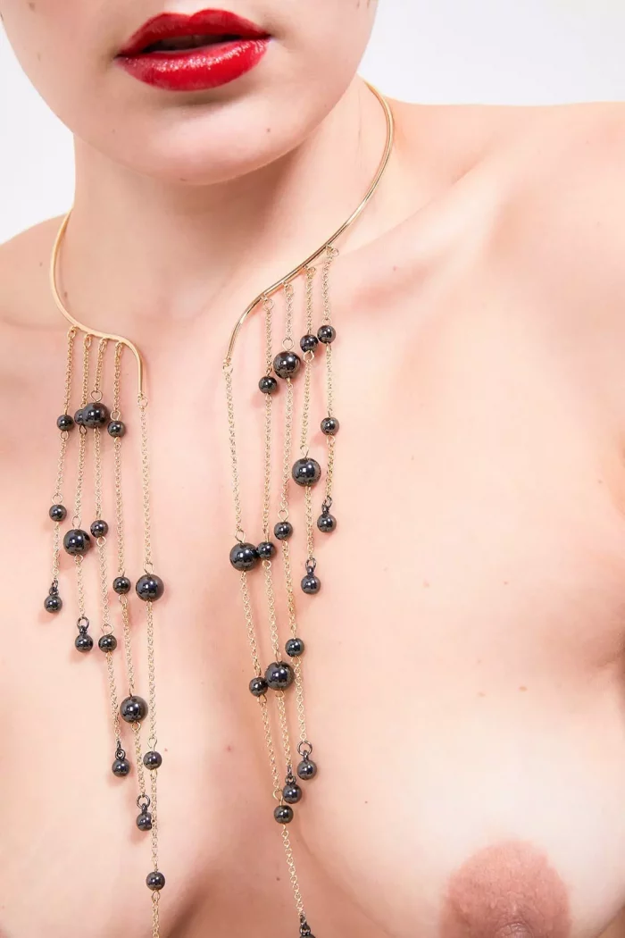 Collier DES PERLES DE PLUIE Gold – Image 2