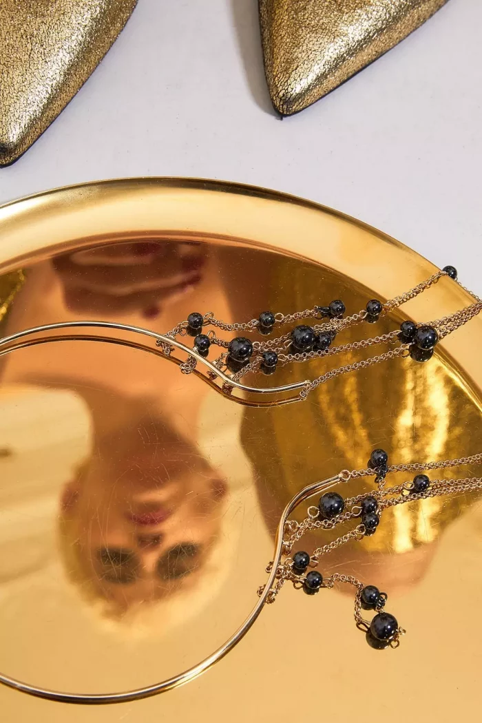 Collier DES PERLES DE PLUIE Gold – Image 3