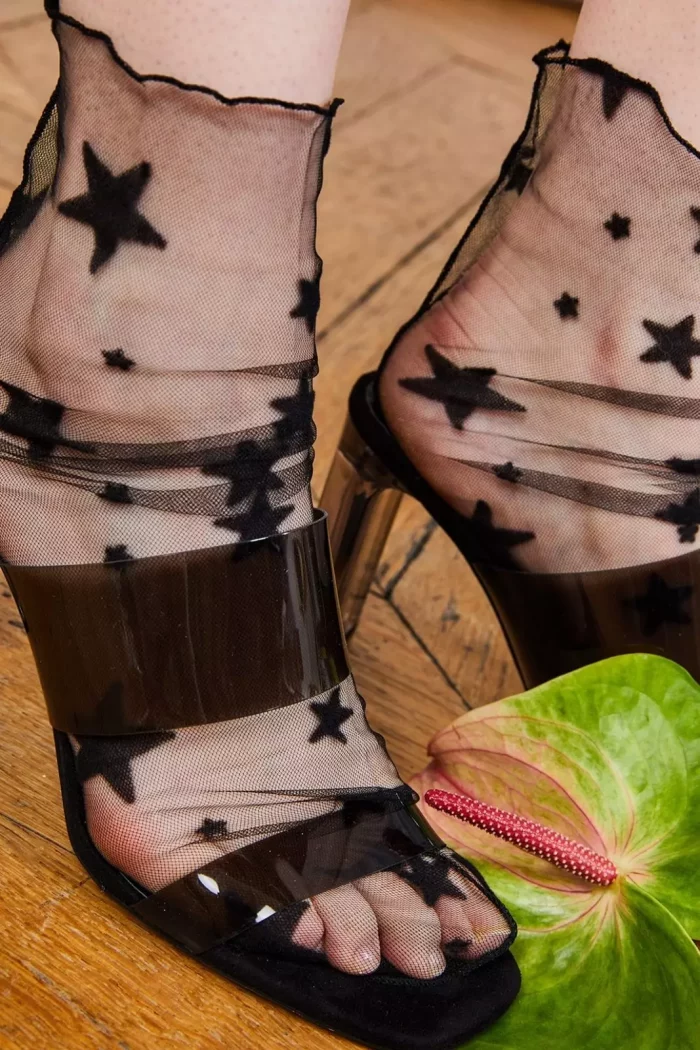 Chaussettes en tulle GIA – Image 2