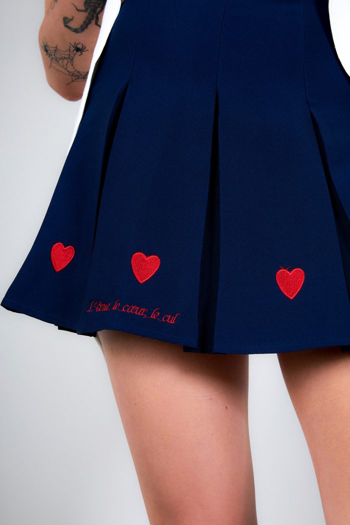 Jupe brodée L'AME LE COEUR LE CUL 🇫🇷 – Image 3
