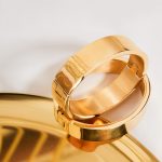 Set x 2 Menottes d'appartenance Cheville LA CEREMONIE Gold