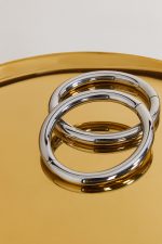 Set x 2 Menottes poignet d'appartenance LA PROMESSE Silver – Image 8