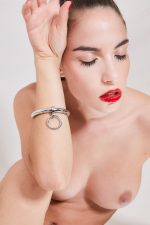 Set x 2 Menottes poignet d'appartenance LA PROMESSE Silver – Image 3