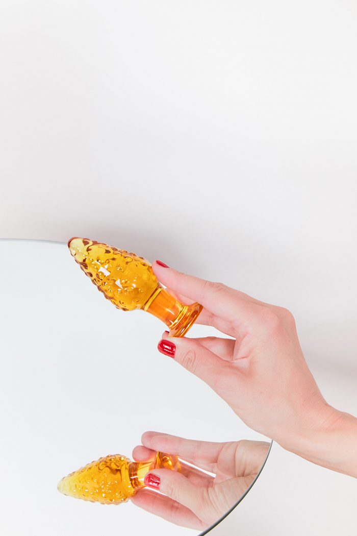 Plug Anal en verre LE JAUNE – Image 2