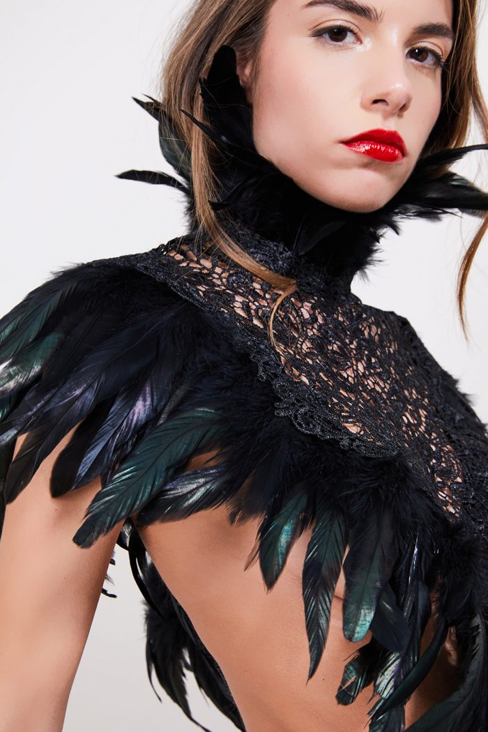 Crop Top UNTITLED Black x Mondin – Image 5