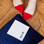 Mouchoir brodé en coton ESSUIE MOI 🇫🇷