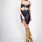 Mini-jupe Noire NORMA