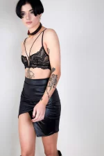 Mini-jupe Noire NORMA – Image 2