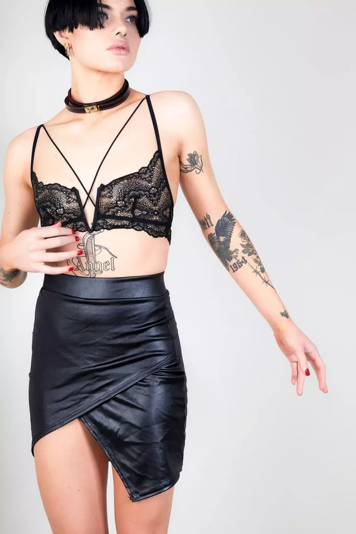 Mini-jupe Noire NORMA – Image 3