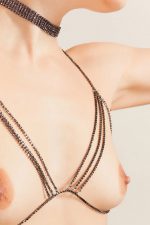 Choker 5 rangs SAINT OF ME Strass x OPPIUM PARIS 🇫🇷 – Image 2