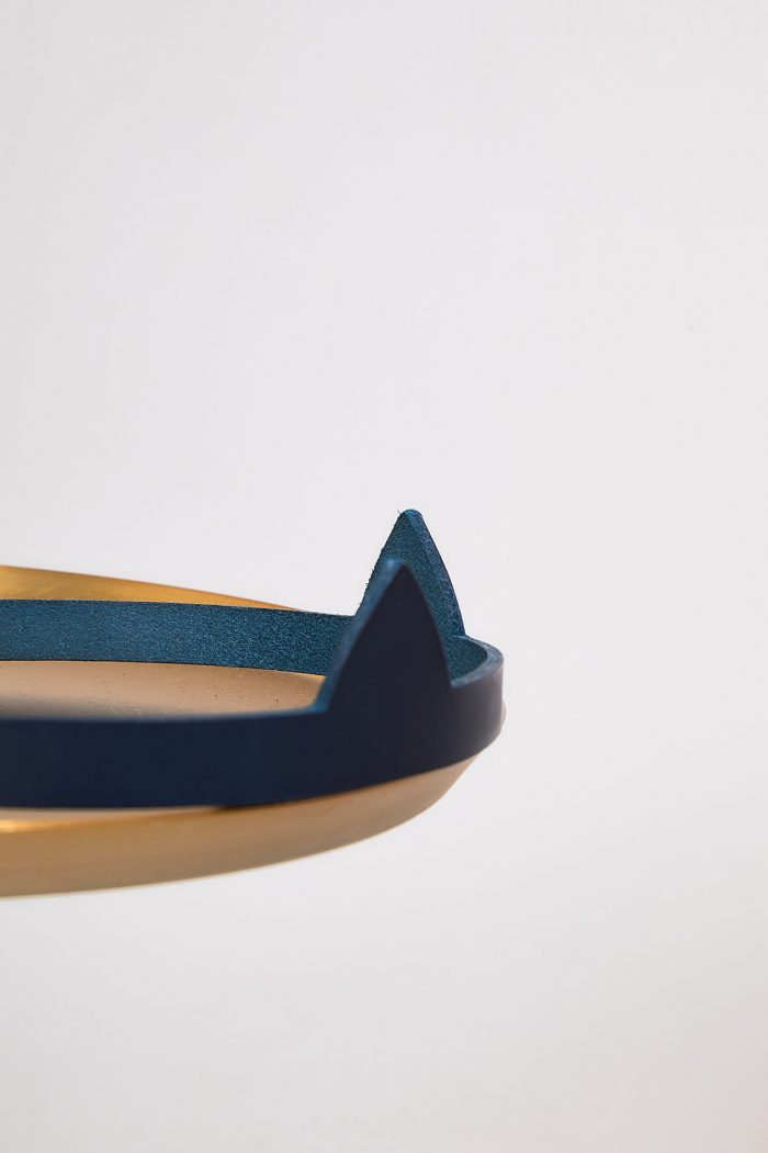 Serre-tête en Cuir Navy WILD CAT x ShaNoar 🇫🇷 – Image 6