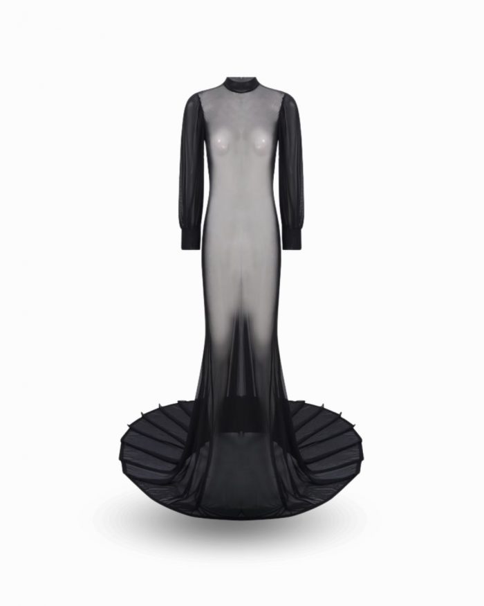 Robe noire MADAME CLAUDE – Image 1