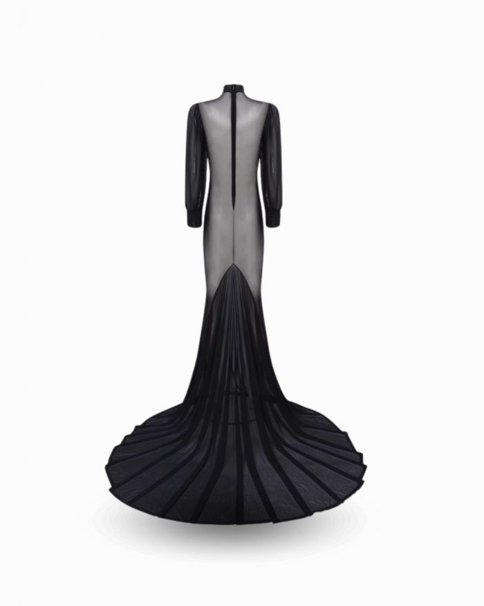 Robe noire MADAME CLAUDE – Image 3