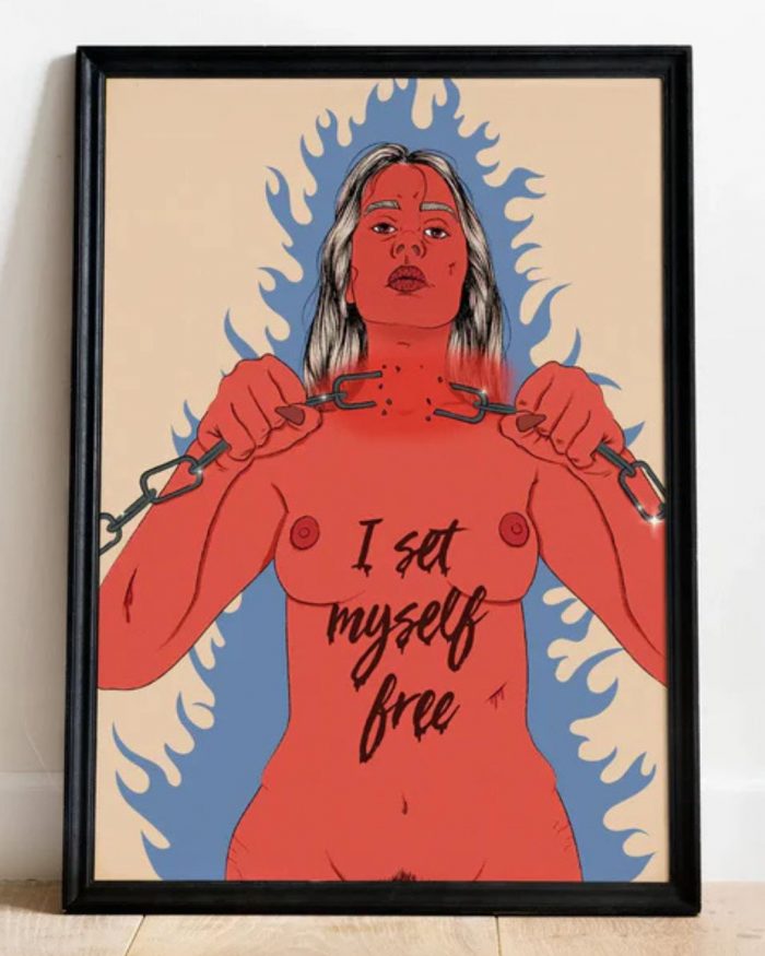 Affiche I Set Myself Free x Troty🇫🇷 – Image 2