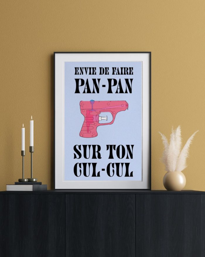 Affiche Pan-Pan Cul-Cul🔫 x Troty🇫🇷 – Image 1