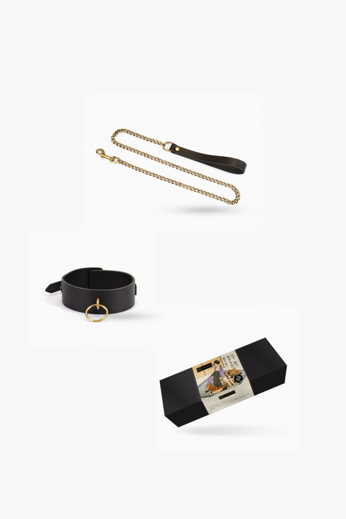 Set 2 pièces Collier O-Ring + Laisse SIR STEPHEN x Liebe – Image 4