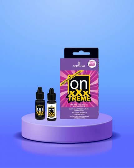 ⚡On™ XXXtreme Huile d'excitation + son antidote x Sensuva