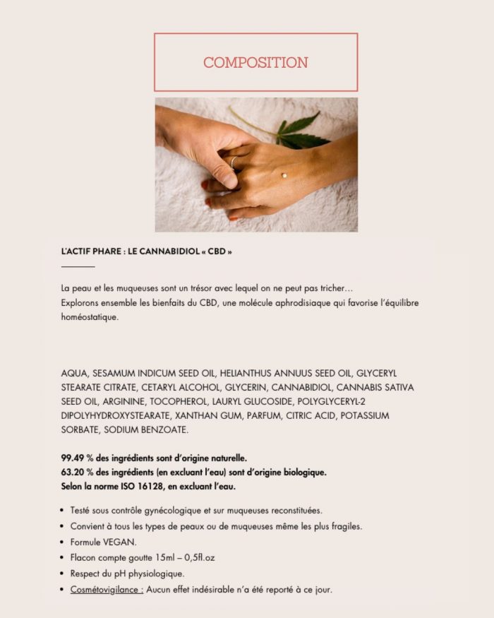 GEL ORGASMIQUE AU CBD Confort & lâcher-prise x YESforLOV 🇫🇷 – Image 6