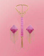 Set Collier et Bijoux de seins ALL IS FULL OF LOVE – Image 2