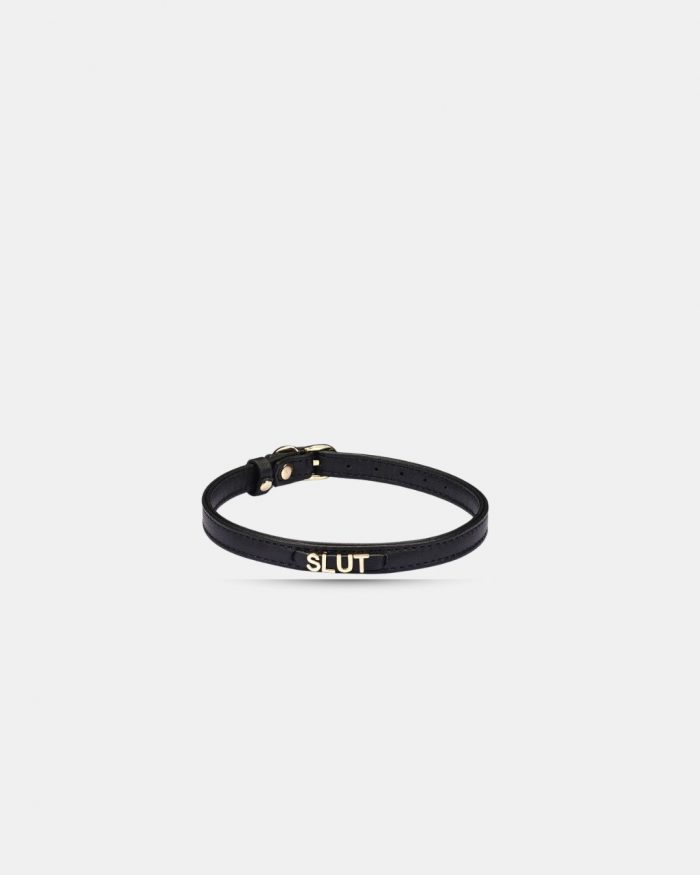 Choker YOU'RE MINE Color lettres SLUT x Liebe – Image 1