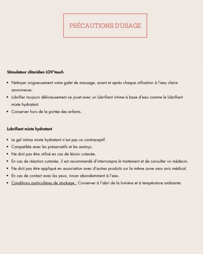 💝Coffret LOVTOUCH Stimulateur érogène x YESforLOV 🇫🇷 – Image 6