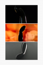 Dildo RAVEN Onyx Black Glass Vibrator x NIGHTFALL – Image 6