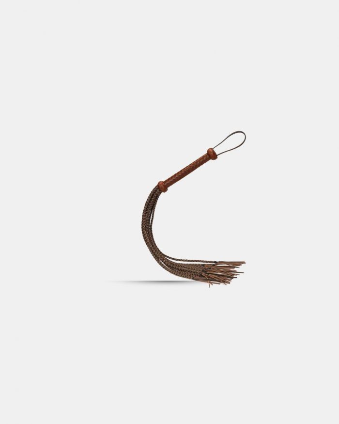 Flogger Cat'0 Nine en cuir EQUESTRIAN x Liebe – Image 1