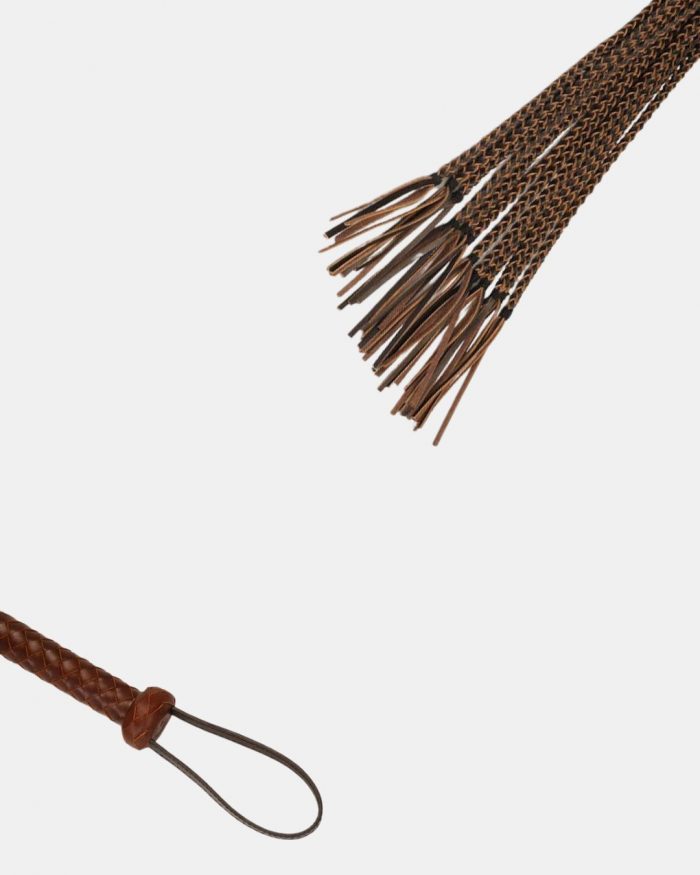Flogger Cat'0 Nine en cuir EQUESTRIAN x Liebe – Image 2