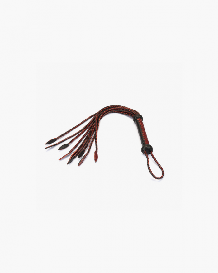 Flogger Cat'O Nine en cuir SLAVE'S BEAUTY x Liebe – Image 8