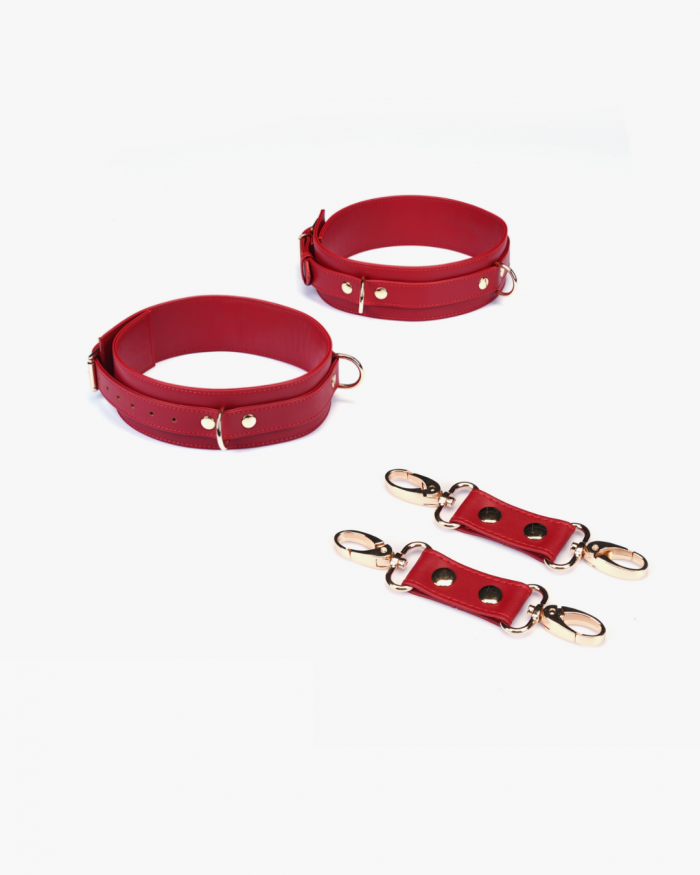 Set 2 Menottes poignets + cuisses THORN & ROSES Ⓥegan x Liebe – Image 4