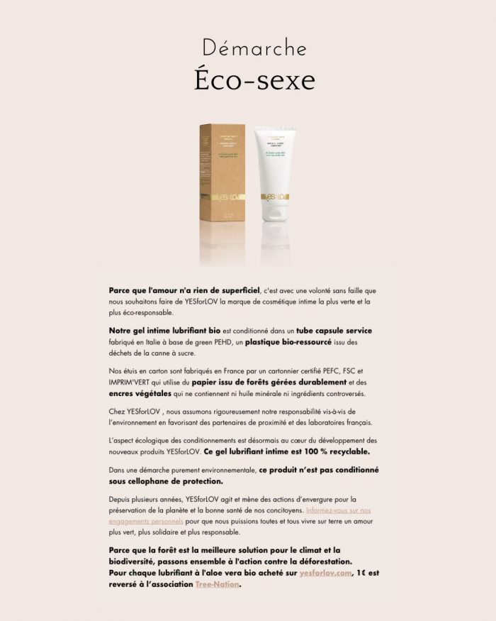 LUBRIFIANT naturel à l'aloé véra bio🌿 x YESforLOV 🇫🇷 – Image 4