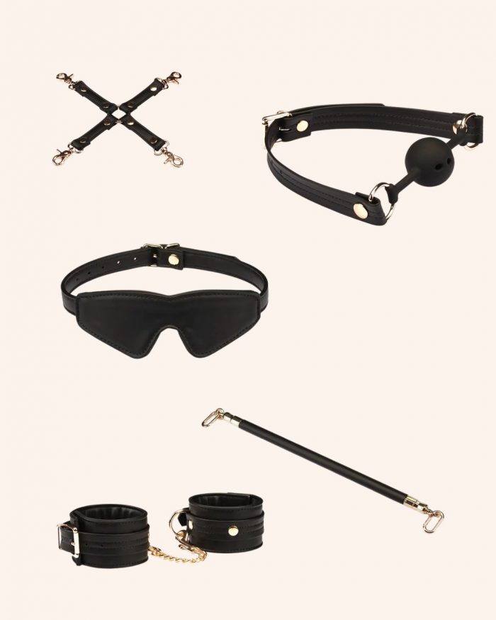 Set de restriction à composer FETISH SLUT Ⓥegan x Liebe – Inclus Collier & sa laisse – Image 3