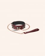 Set 2 pièces Collier de soumission + Laisse SLAVE'S BEAUTY x Liebe