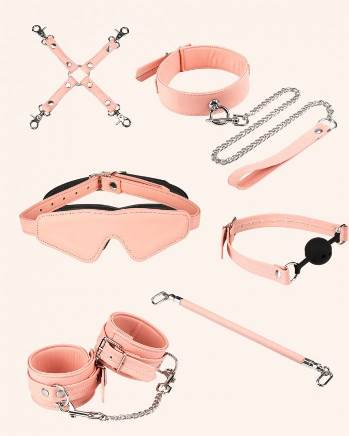 Set de restriction à composer FETISH SLUT Ⓥegan x Liebe – Inclus Collier & sa laisse – Image 2