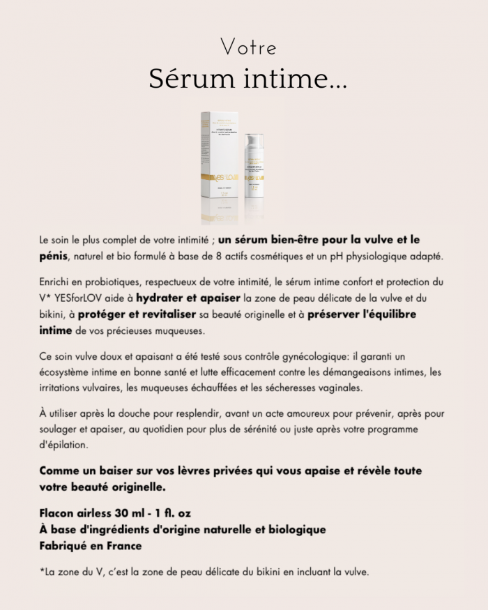 SÉRUM INTIME Confort et protection de la vulve et du pénis x YESforLOV 🇫🇷 – Image 4