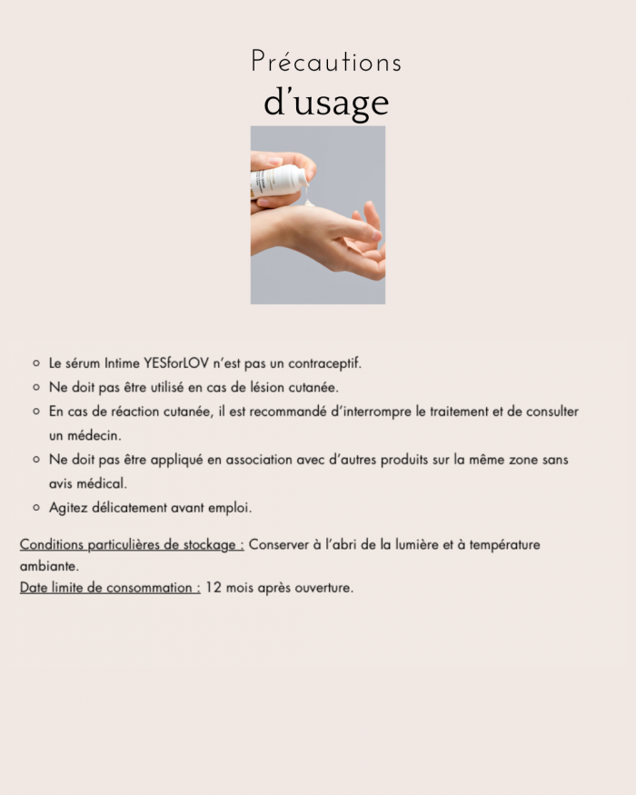 SÉRUM INTIME Confort et protection de la vulve et du pénis x YESforLOV 🇫🇷 – Image 5