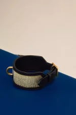Collier de soumission en cuir Gold LADY LUCK x Abara – Image 9